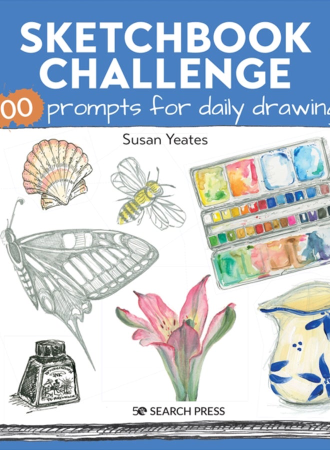 Sketchbook Challenge : 100 Prompts for Daily Drawing 