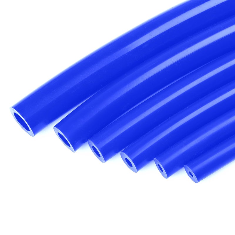 Ucreative 18 532 316 14 516 38 Automotive Silicone Vacuum Tubing Hose Kit for Air and Water 6PCS 5FT Blue