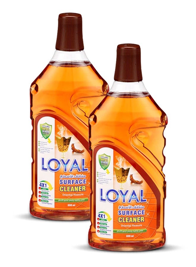 loyal Surface Cleaner Liquid, Oriental Treasure 2x800ml - Image 1