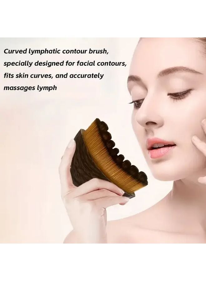 فرشاة تدليك الوجه اللمفاوية - موديل فردي لتنحيف الوجه والعناية بالرقبة - Image 3