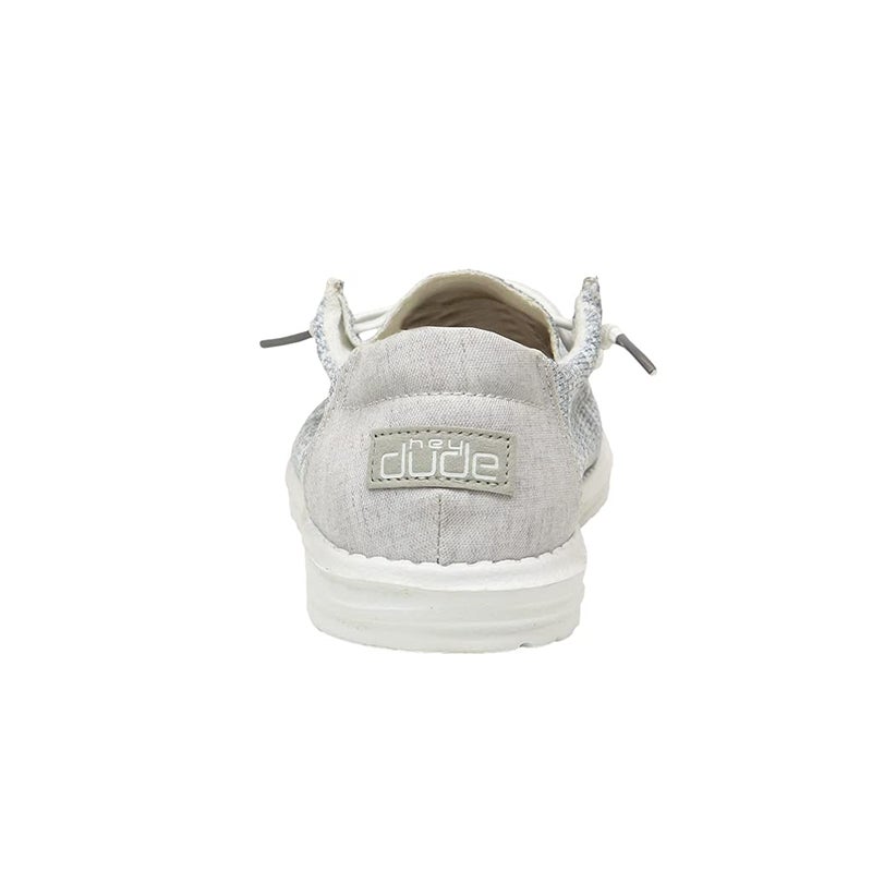 Hey Dude Women's Wendy Sox Glacier Grey Size 9 | Women’s Shoes | Women’s Lace Up Loafers | Comfortable & Light-Weight - Image 5