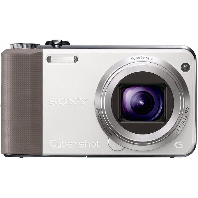 Sony Cyber-Shot DSC-HX7V 16.2 MP Exmor R CMOS Digital Still Camera with 10x Wide-Angle Optical Zoom G Lens, 3D Sweep Panorama, and Full 1080/60i HD Video (White) - Image 1
