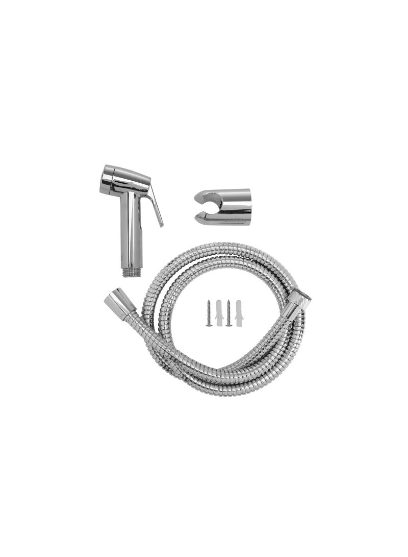 بولد مجموعة شاتاف بيديت ، بخاخ بيديت المحمول لخاخة حفاضات المرحاض مع قاعدة حائط وخرطوم رذاذ رذاذ قاع القاع. - Image 3