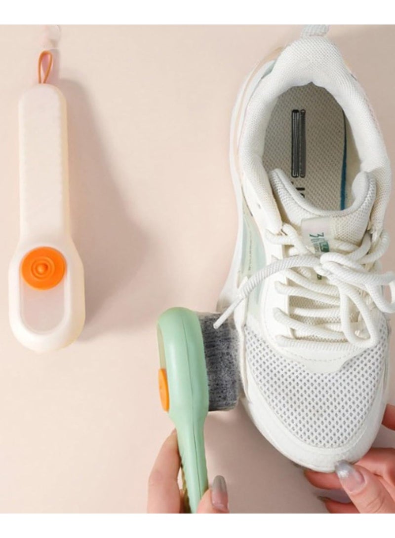 قطعتان من فرشاة الأحذية، فرشاة تنظيف منزلية، فرشاة أحذية سائلة مضغوطة أوتوماتيكية متعددة الوظائف، فرشاة تنظيف منزلية، شعيرات ناعمة مضغوطة، سائل تلقائي، إضافة فرش التنظيف - Image 4