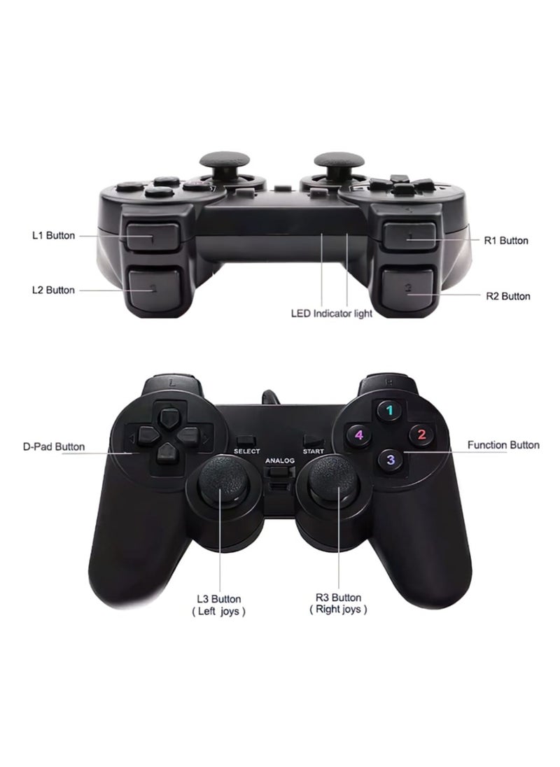 Ucom - PC Dual Shock Joypad Wired Vibration Gaming Controller - Image 1