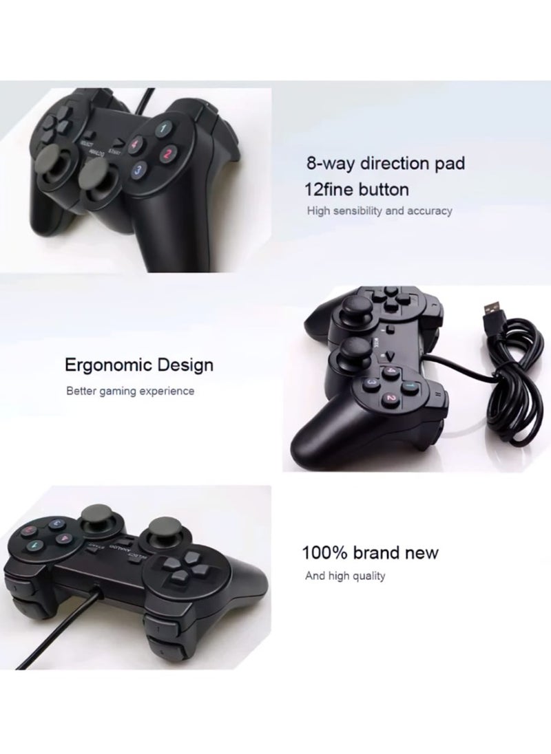 Ucom - PC Dual Shock Joypad Wired Vibration Gaming Controller - Image 1