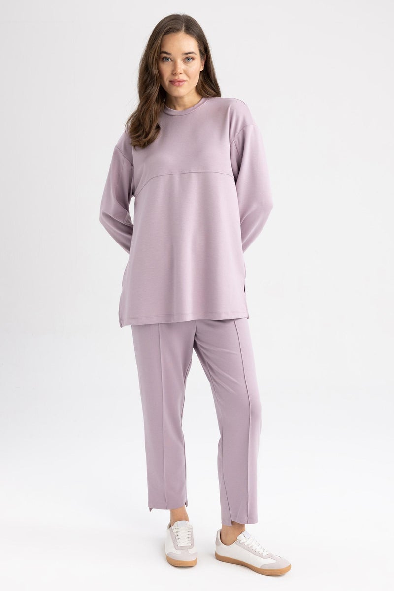 DeFacto Pink Woman Carrot Fit Sweatpants Casual - Image 5