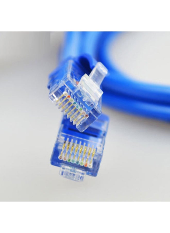 Generic Computer Jumper Super Category 5 Finished Network Cable Unshielded Network Cable CAT5E Network Broadband Line Router Line-Color:Blue-Line Length:25 M  - Image 4