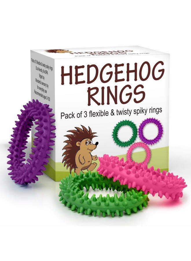 Pick A Toy حلقة حسية ولعبة فidget 3 وردي أرجواني أخضر - Image 1