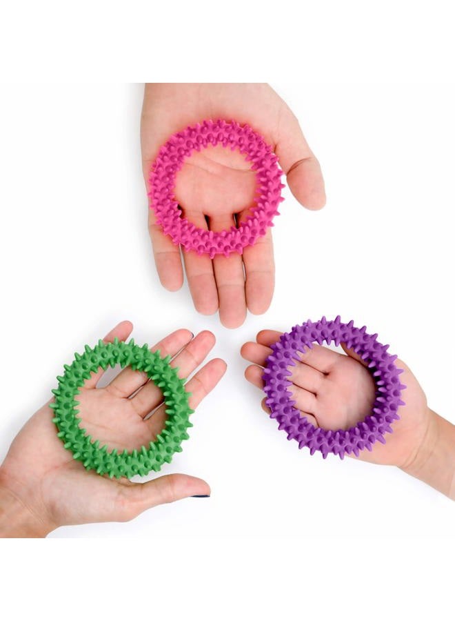 Pick A Toy حلقة حسية ولعبة فidget 3 وردي أرجواني أخضر - Image 3