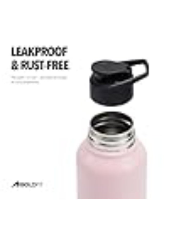 Boldfit Water Bottles Stainless Steel Water Bottle 1 Litre Steel Bottles for School, Office, Home, Gym 1 Litre for Men Leakproof, Rust free Metal Bottle -1000 ml Pink Blue - Image 5