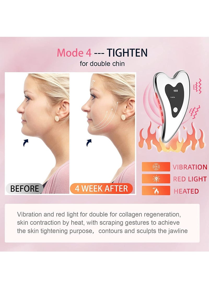 Prime by javaudan - Electric Gua Sha - Face Lift Device -Gua Sha Facial Tools - Face Sculpting Tool - Heated & Vibration & Red Light Face Massager Anti-Aging & Wrinkles Puffiness Double Chin Tension Relief - Image 1