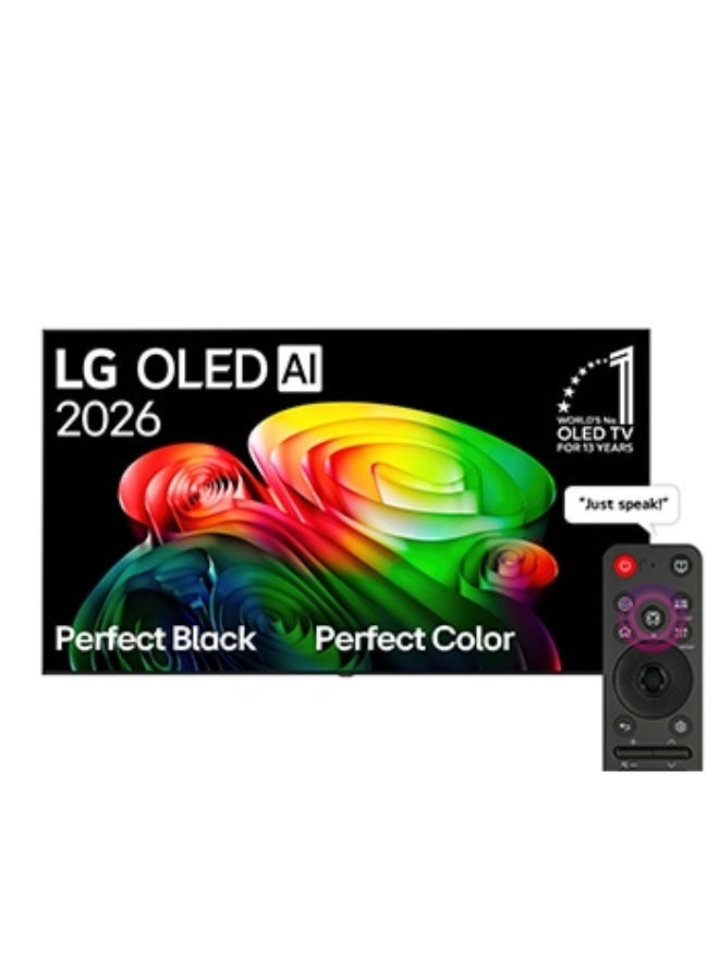 إل جي 65-Inch OLED AI Smart TV, 4K UHD, webOS, α8 AI Processor Gen3, Dolby Vision & Dolby Atmos, 144Hz, Built-in Wi-Fi OLED65B66LA Black - Image 1