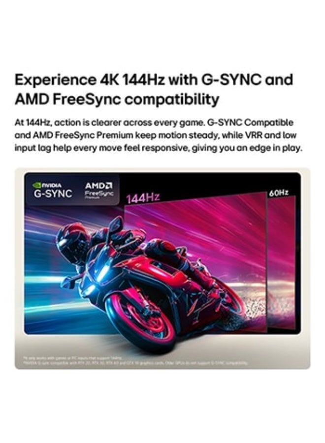 إل جي 65-Inch OLED AI Smart TV, 4K UHD, webOS, α8 AI Processor Gen3, Dolby Vision & Dolby Atmos, 144Hz, Built-in Wi-Fi OLED65B66LA Black - Image 3