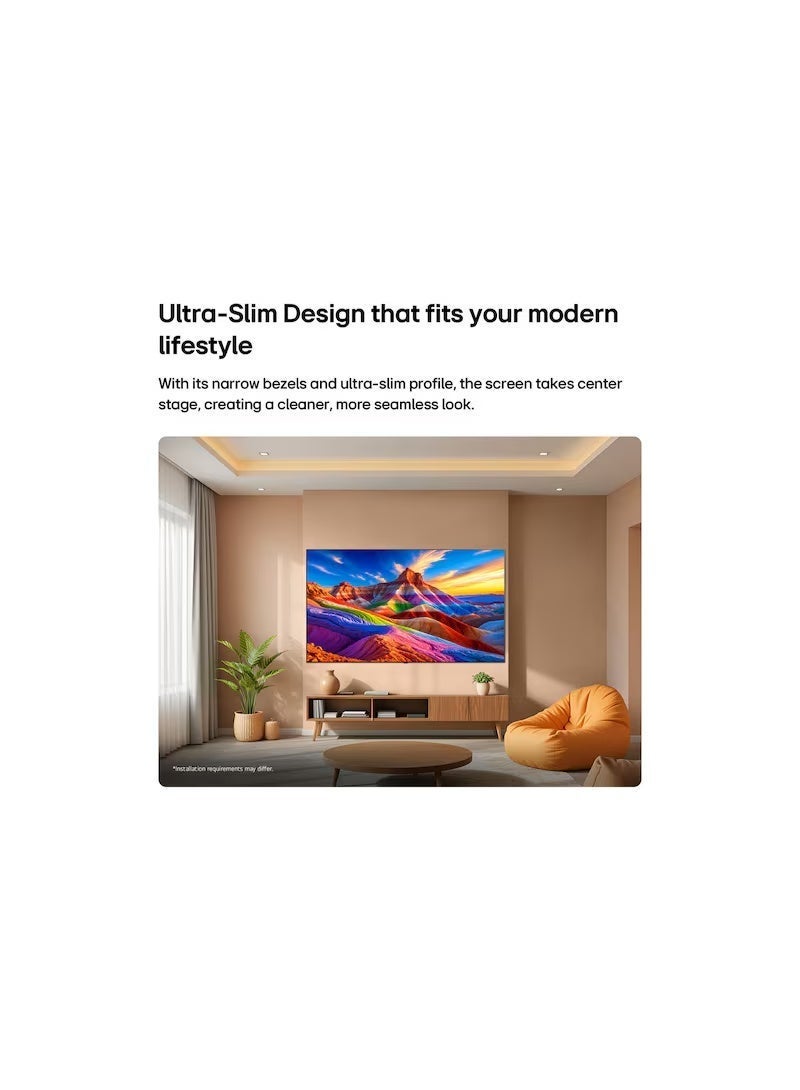 إل جي 65-Inch OLED AI Smart TV, 4K UHD, webOS, α8 AI Processor Gen3, Dolby Vision & Dolby Atmos, 144Hz, Built-in Wi-Fi OLED65B66LA Black - Image 2