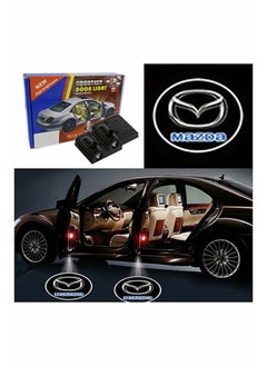 General 2-Piece LED Car Door Mazda Logo Projector Shadow Light Set  - Image 1