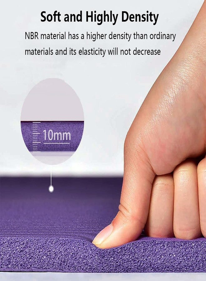 LFS Yoga Mat 72.8" x 31.5" x 2/5 inch Thick With Strap and Bag, Extra Wide Workout Mat for Women and Men, Non Slip Exercise Mat for Home Outdoor Yoga, Pilates, Stretching, Floor & Fitness Workouts - Image 4