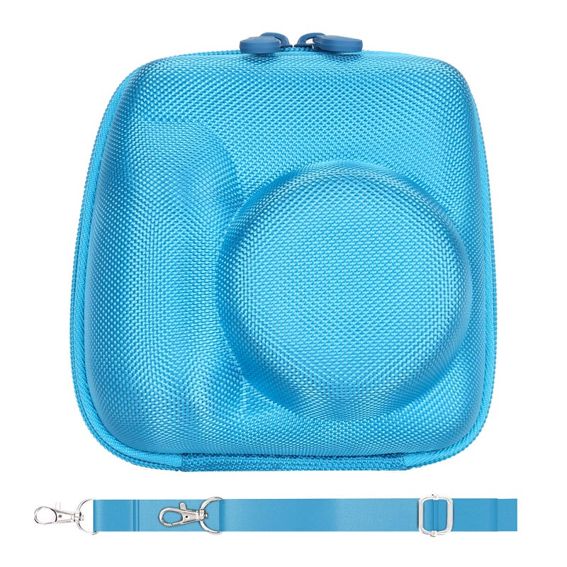 Aenllosi Hard Carrying Case Replacement For Fujifilm Instax Mini 12/11 Instant Camera,Protective Case Compatible With Instax Camera Mini 12/11(Only Case,Pastel Blue) - Image 1