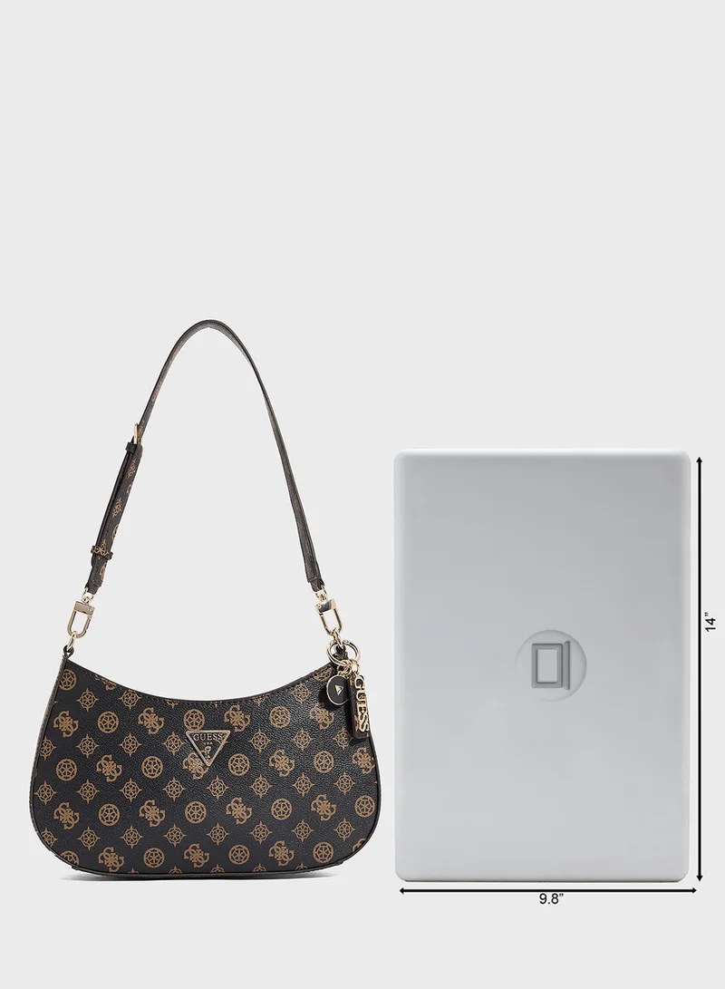 جس Noelle Top Zip Shoulder Bag