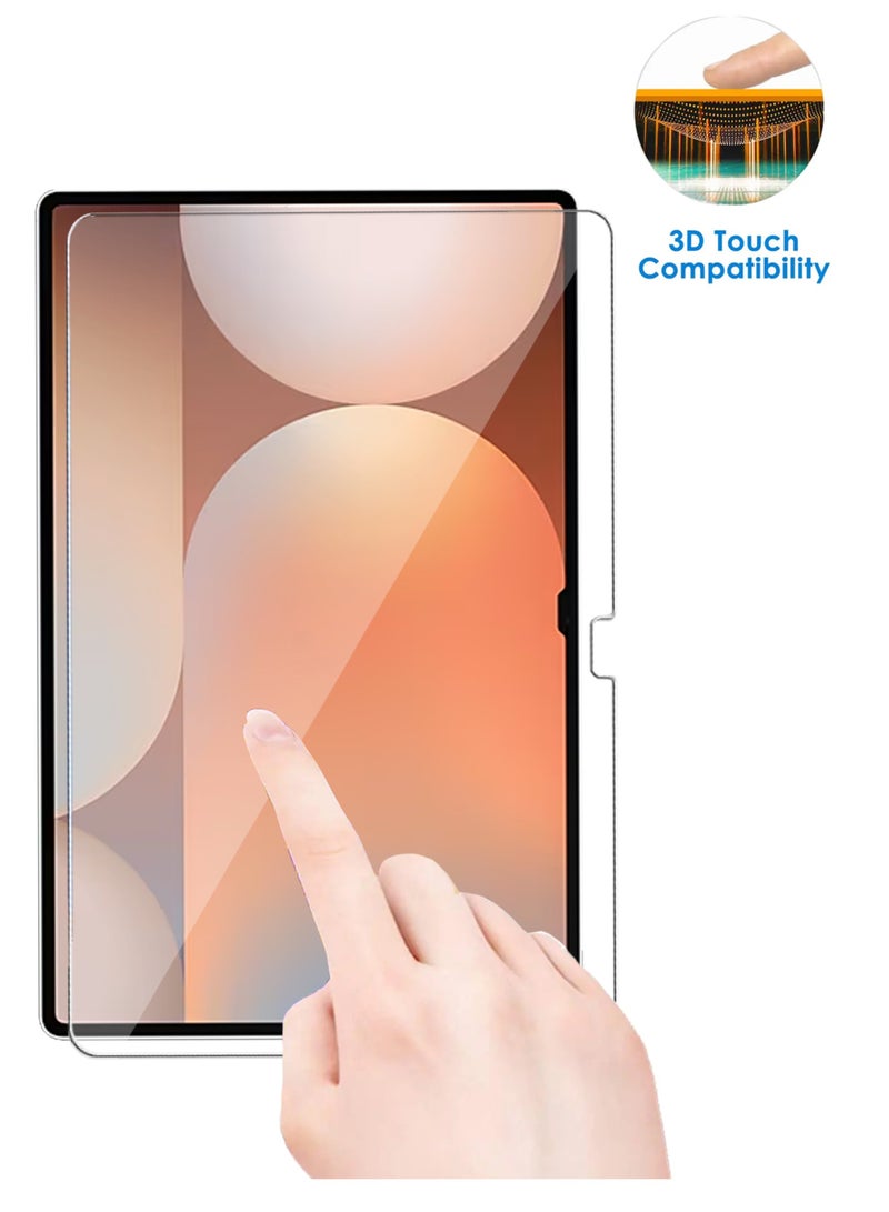 2 Pieces Samsung Galaxy Tab S10 Ultra 14.6 inches Tempered Glass Screen Protector – High Transparency, Delicate Touch, Anti-Explosion, Smooth Arc Edges, Easy Installation, Screen Protector for Samsung Galaxy Tab S10 Ultra 14.6 - Image 3
