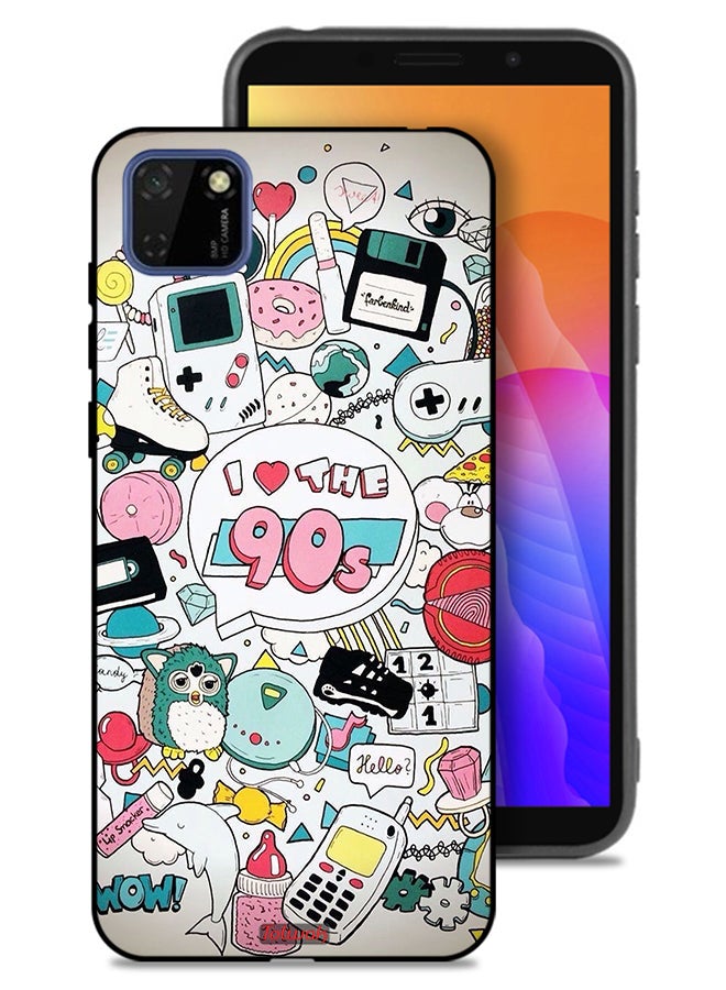 Tolwak Huawei Y5p Protective Case Cover I Love The 90s - Image 1