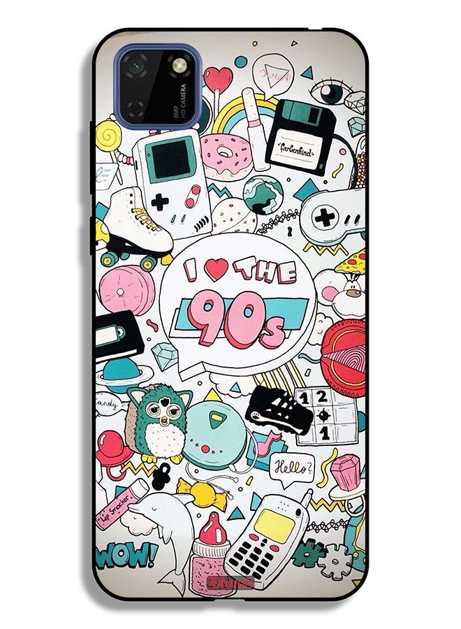 Tolwak Huawei Y5p Protective Case Cover I Love The 90s - Image 2