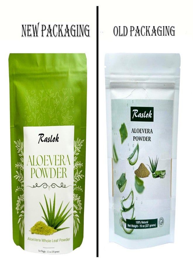 Raslok Aloe Vera Powder | Aloe barbadensis Powder | Natural Skin Moisturizer (3.52 oz) | for External Use Only - Image 3