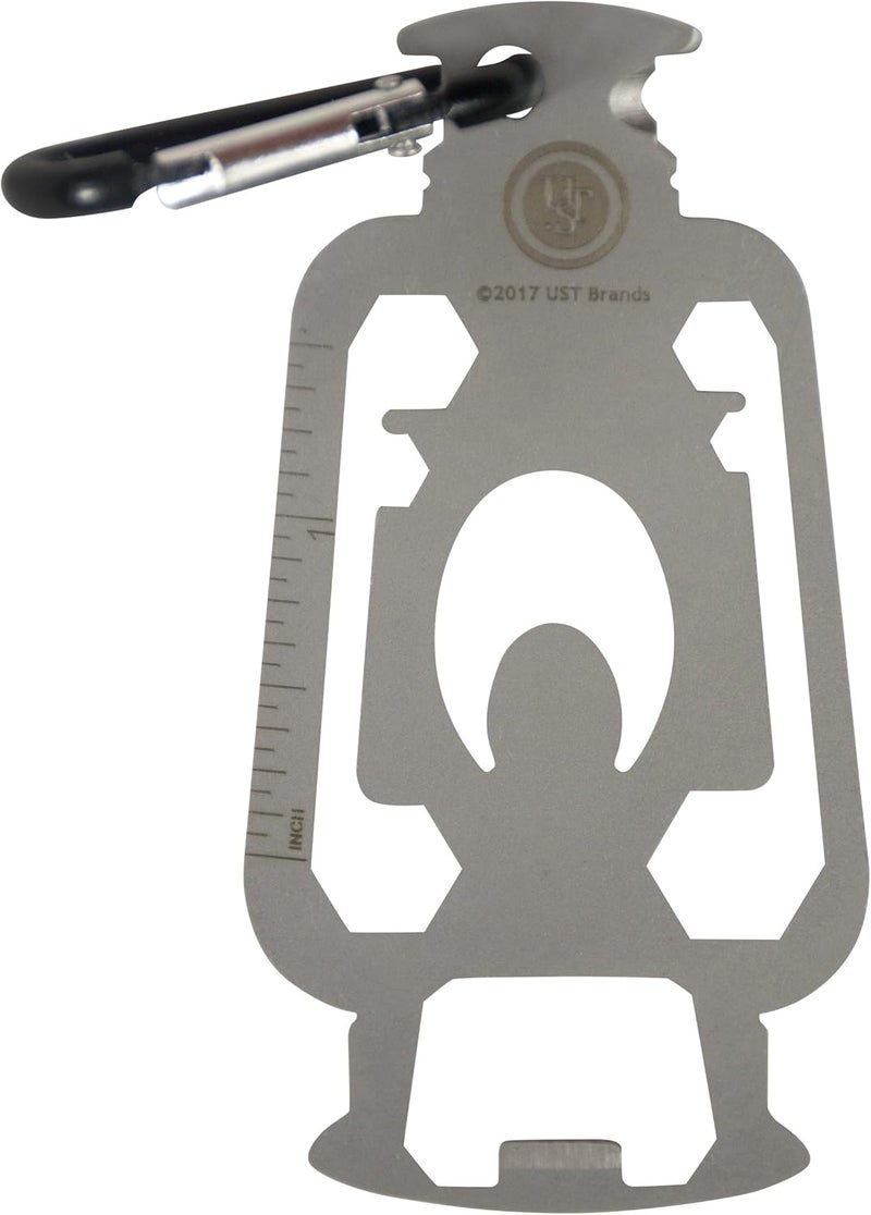 UST Tool-a-Long Multi-Tool Carabiners with Durable, Compact Stainless Steel Construction for Hiking, Kayaking, Camping, Travel and Outdoor Survival - Image 1