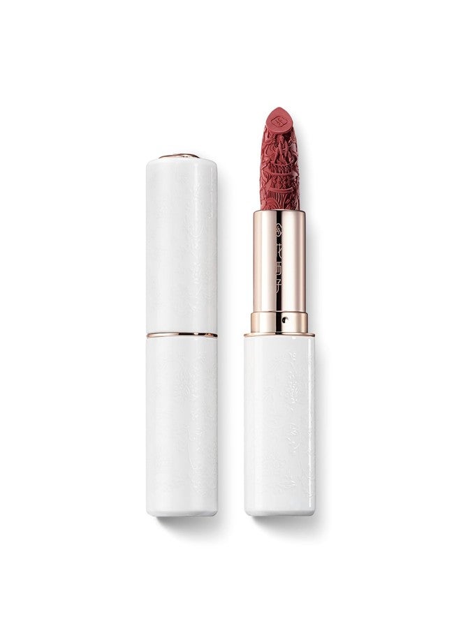 FLORASIS Blooming Rouge Porcelain Lipstick (M523 Plum Royale) - Image 2