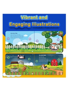 Kiddale Bundle of 2 Musical Rhymes Books |16 Wild Animal and 8 Classical Nursery Rhymes | 28 Sounds Each | Interactive Touch and Play Sound Books | Ideal Gift for 1-3 Years | Sing-Along Collection  - Image 4