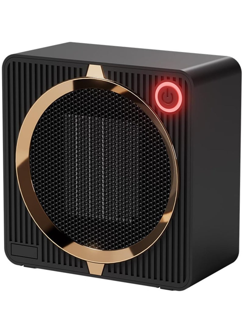 أوريون ماكس سخان سيراميك PTC صغير محمول بقوة 500 وات - سخان مروحة كهربائي شخصي صغير الحجم مع حماية من الحرارة الزائدة والانقلاب، مثالي للمنزل والمكتب وغرفة النوم - Image 1