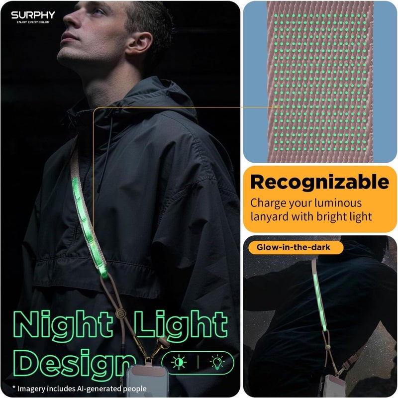 Surphy Luminous Phone Lanyard Crossbody - Image 3