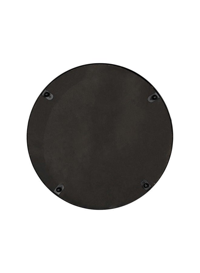 Stratton Home Decor Metal and Wood Tray - Farmhouse Round Tabletop Tray for Table Decoration - Rustic Ornament for Coffee Tables, Credenza, Countertop - Black Handles, Matt Surface - Housewarming Gift - Image 5
