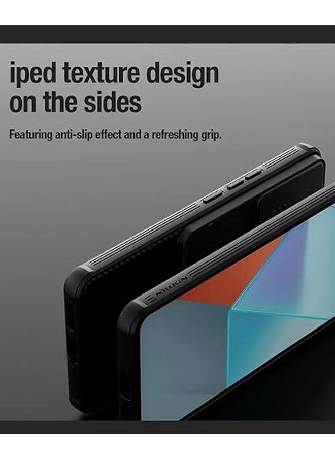 جنرال غطاء هاتف أنيق لهاتف Redmi Note 13 Pro 5G و Xiaomi POCO X6 5G يحتوي على غطاء كاميرا قابل للانزلاق ويتميز بتصميم أنيق ورقيق للغاية.  - Image 4