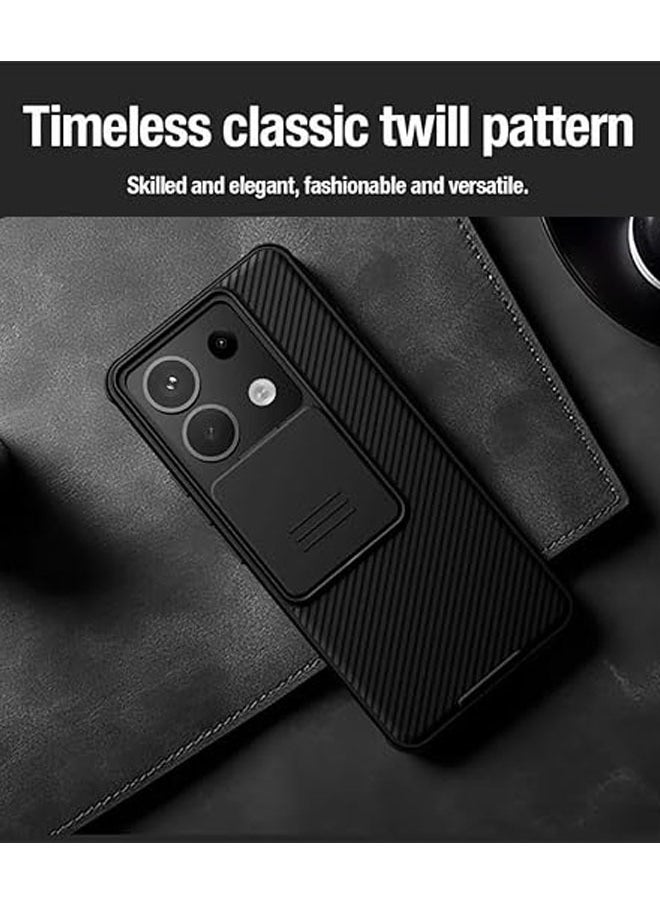 جنرال غطاء هاتف أنيق لهاتف Redmi Note 13 Pro 5G و Xiaomi POCO X6 5G يحتوي على غطاء كاميرا قابل للانزلاق ويتميز بتصميم أنيق ورقيق للغاية.  - Image 5