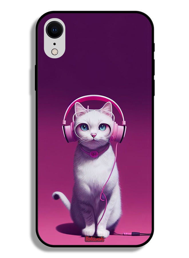Tolwak Apple iPhone XR Protective Case Cute Kitten - Image 2