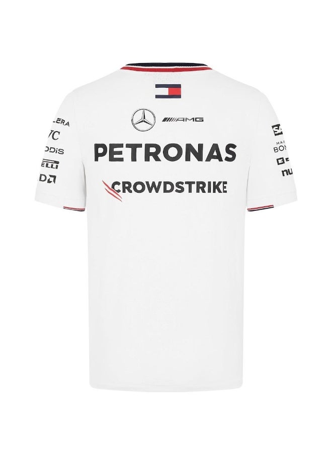 PETRONAS Mercedes AMG Petronas Formula 1 Men’s White T-Shirt - Image 1
