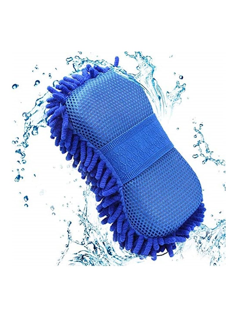 Generic Car Wash Glove Car Hand Soft Towel Microfiber Chenille Car Cleaning Sponge Block Car Washing Supplies - Image 1