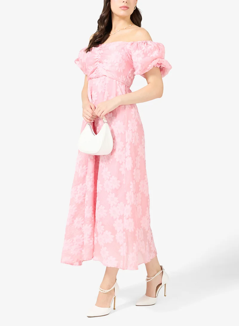 Double Pearl Detail Pointed Pump