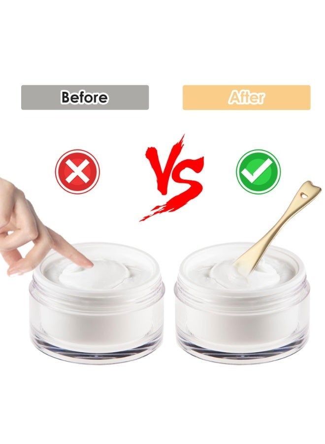 3 PCS Lip Mask Applicator Spoons, Mini Cosmetic Scoops, Multifunctional Skincare Tool for Cream, Lotion, Foundation and Facial Beauty Sampling - Image 4