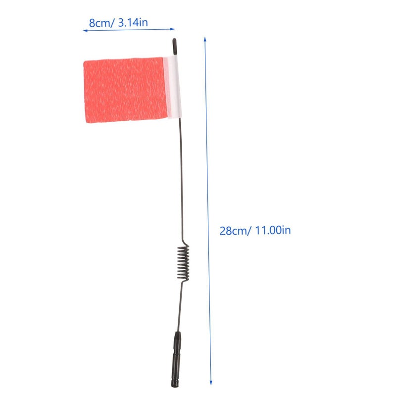 RC Car Antenna Flagpole Decoration Accessory Metal Antenna Flag - Image 3