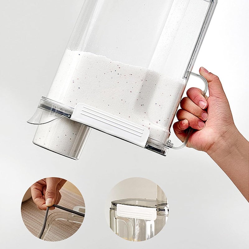Laundry Detergent Dispenser for Laundry Room Organization Storage Laundry Soap Container for Bleach Soap Fabric Softener Storage and Organization - Image 3
