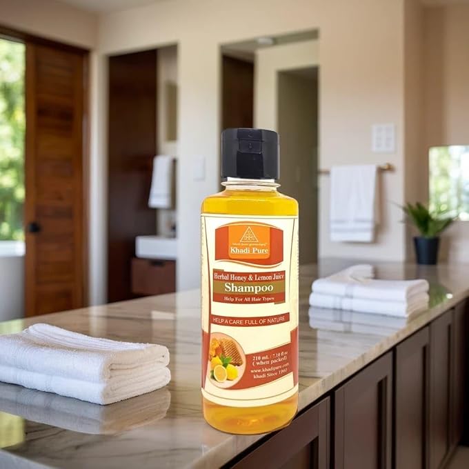 STRBOXONG Honey Lemon Juice & Shikakai Honey Shampoo/Hair Cleanser, 210 ml (Pack of 4) - Image 3