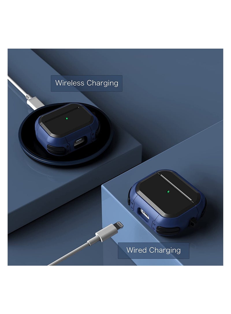 ELTRAZONE Airpods 3 Case(2021) with Keychain,Full-Body Rugged Military Grade Protective Cover for Airpods 3rd Generation(2021),Shock Absorption Corner Design,Durable Armor Case - Image 3