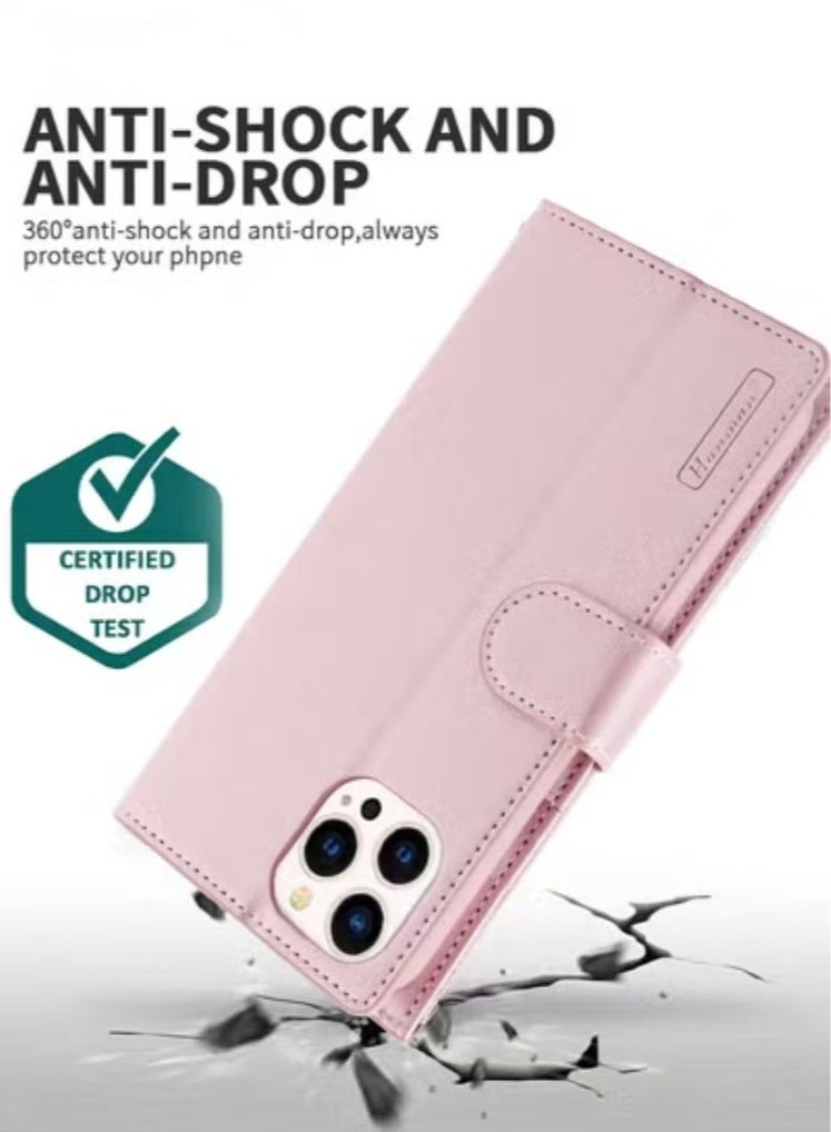 كابتن تيك حافظة لهاتف آيفون 15، حافظة محفظة متوافقة مع آيفون 15، حافظة بسحاب مع فتحات حامل بطاقات RFID، غطاء هاتف من جلد البولي يوريثان قابل للقلب مضاد للصدمات لهاتف آيفون 15 6.1 بوصة - Image 5