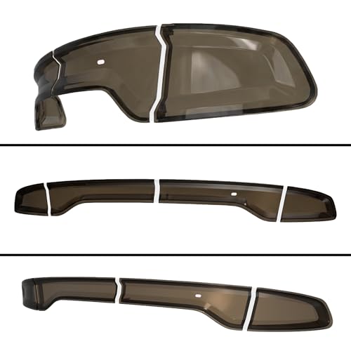NEESPOC Tail Light Covers Guards Fit for Dodge Charger GT SRT SXT SE R/T Scat Pack 2015-2024, Smoked Black Rear Light Protective Cover Guards Trim Set Exterior Accessories - Image 5