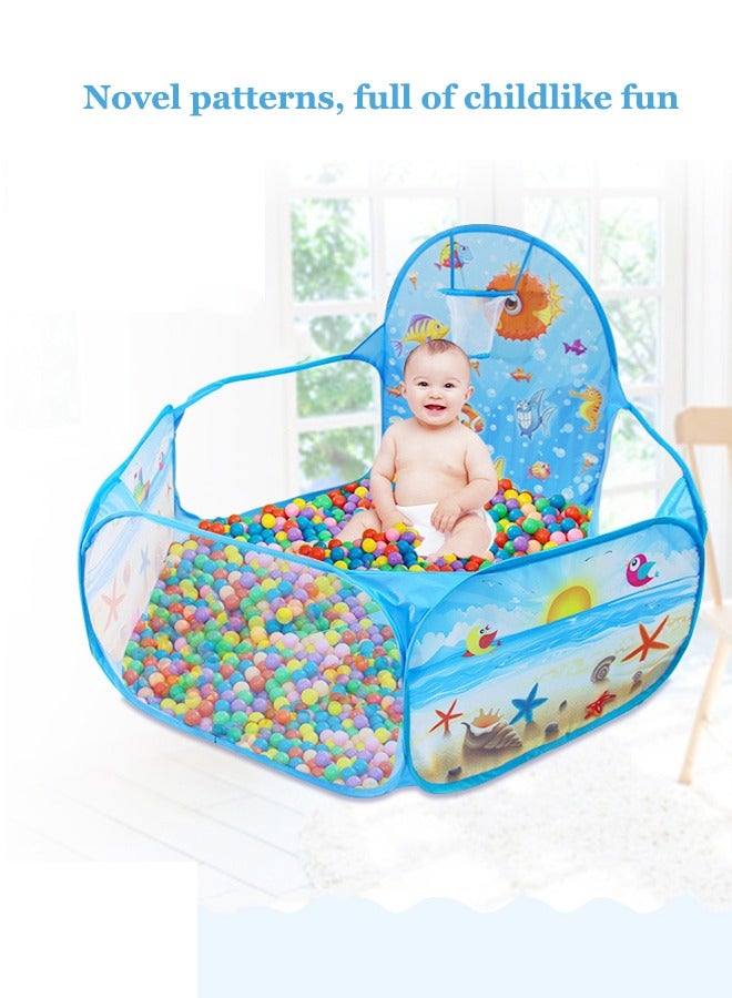 Children's ball pool playhouse Foldable ball pool tents Outdoor children's tent pool Indoor and outdoor tent game house（Excluding ball）  - Image 4