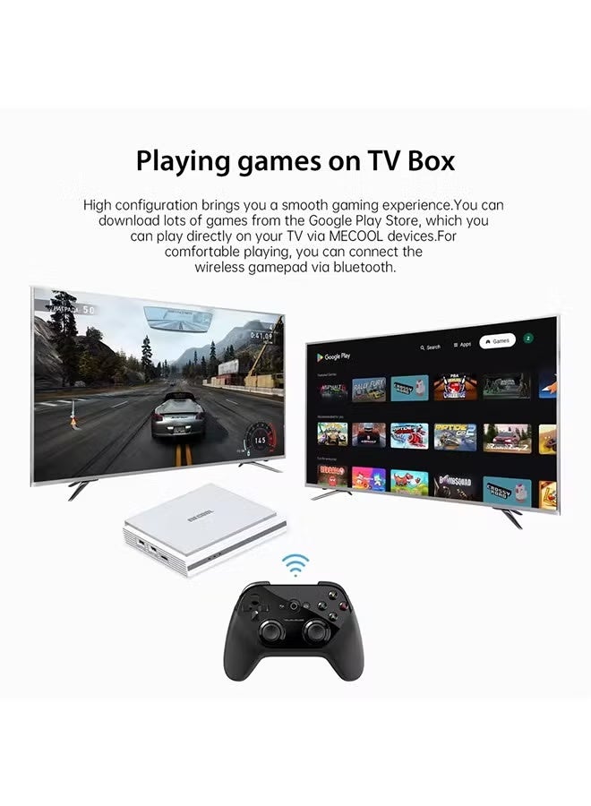 MECOOL KM2 PLUS DELUXE 32GB Netflix 4K Android TV BOX Google TV Dolby Vision 4GB DDR4 1000M LAN WIFI 6 IP TV Stream TVBOX - Image 2