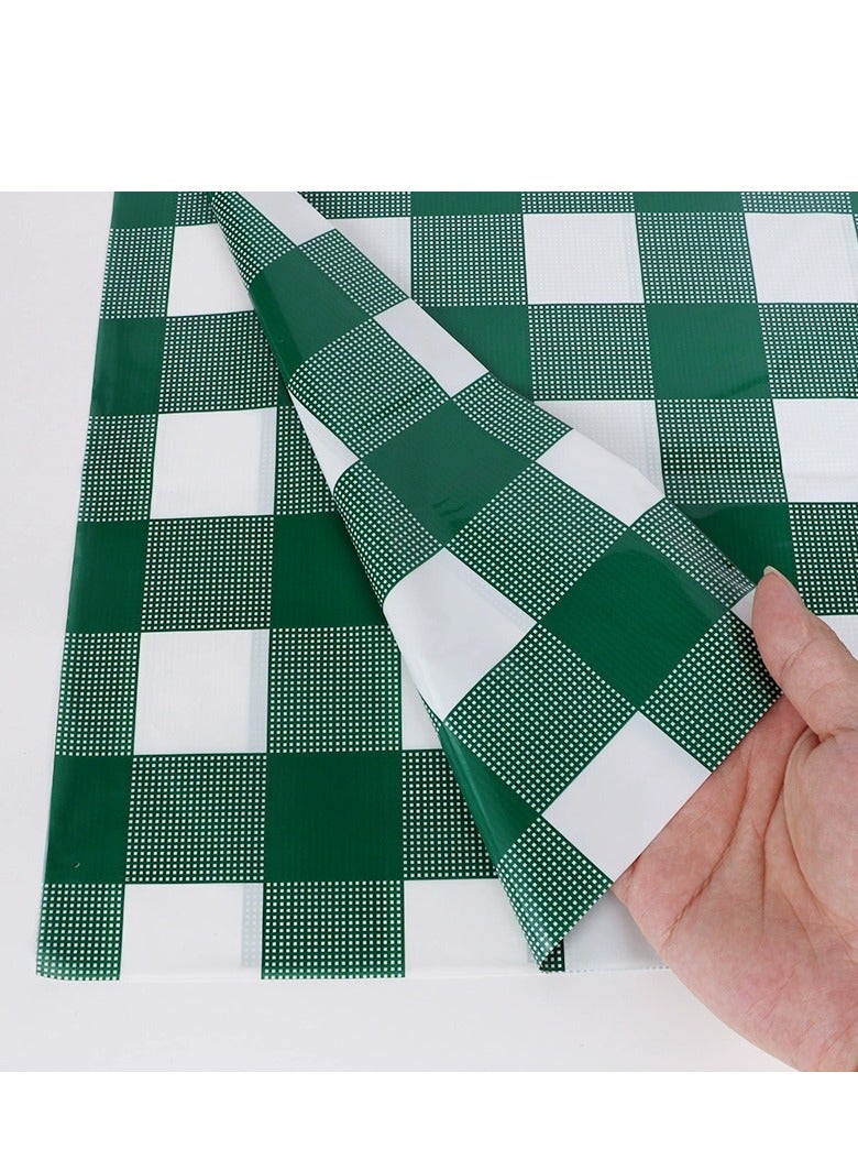 2-pack disposable table dining table party home dining household waterproof tablecloth  - Image 3