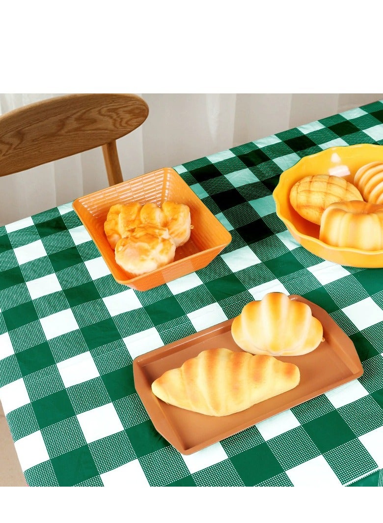 2-pack disposable table dining table party home dining household waterproof tablecloth  - Image 4